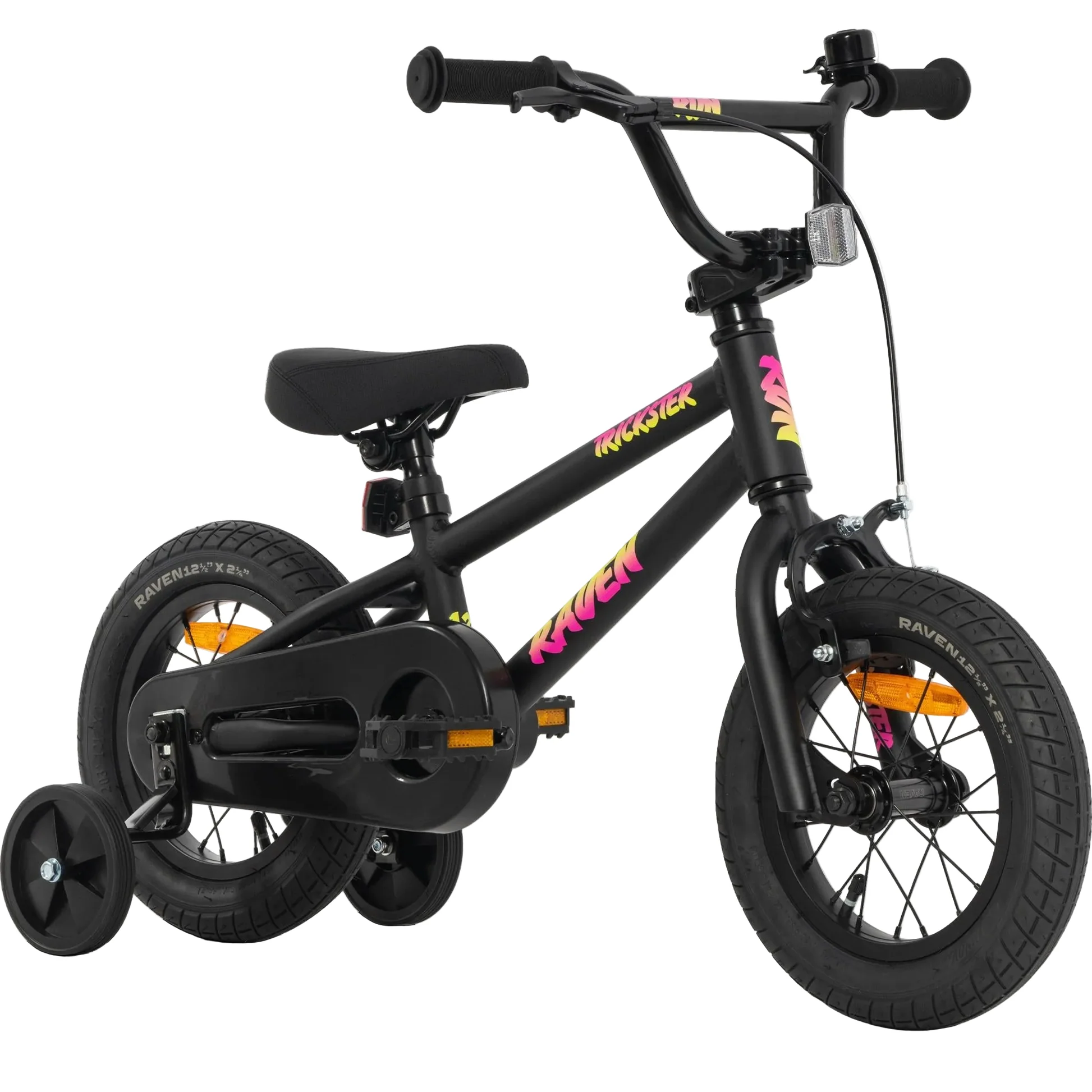 RAVEN TRICKSTER 12 BLACKOUT SUNRISE GYMPIE BIKES